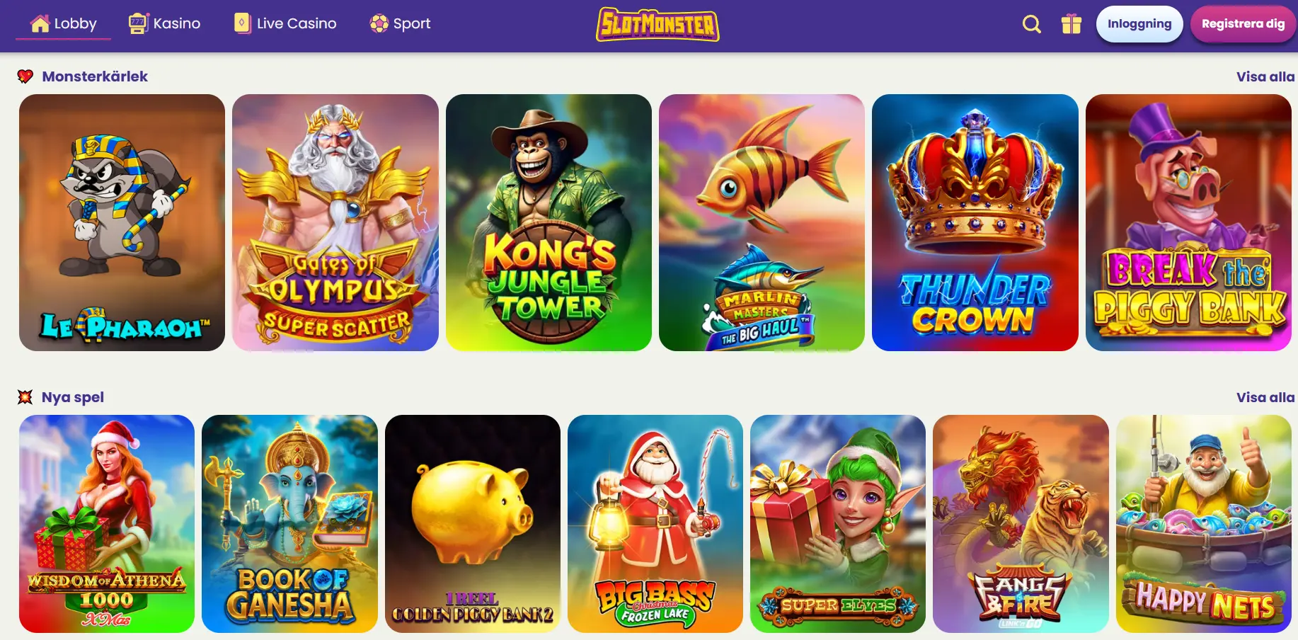 Spel på casino utan Spelpaus med Swish